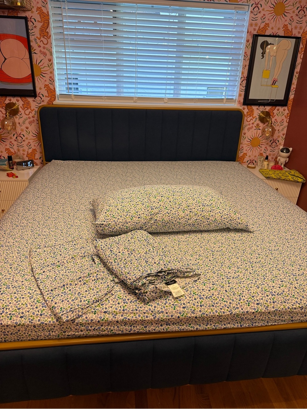 Kate Spade floral bedsheets